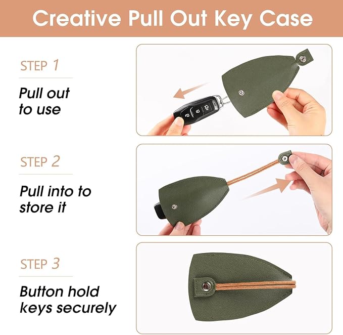 Pull-Out Car Keychain (Pack Of 5)